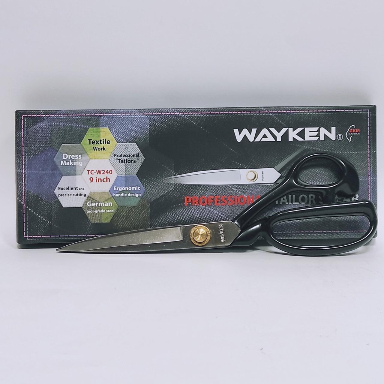 Професійні кравецькі ножиці TC-W240 WAYKEN 240мм (9") леза - німецька інструментальна сталь (6713)